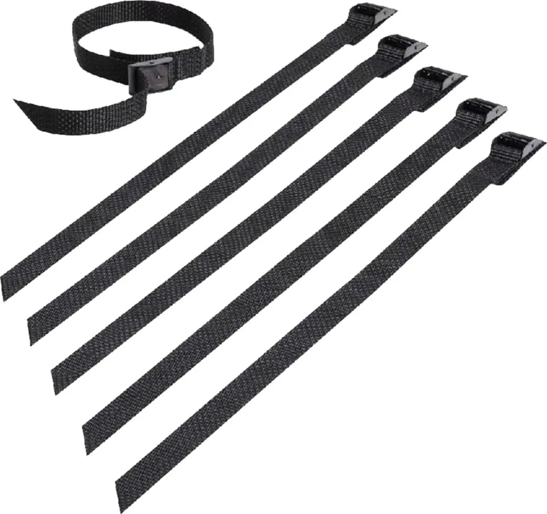 Thule Omni-Bike Bindriemset - 6 Stuks - Zwart