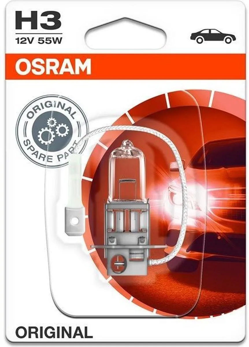 Osram Original H3 Halogeenlamp 12V/55W - Wit - afbeelding 6 van 6