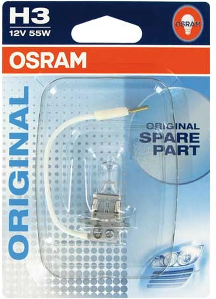 Osram Original H3 Halogeenlamp 12V/55W - Wit