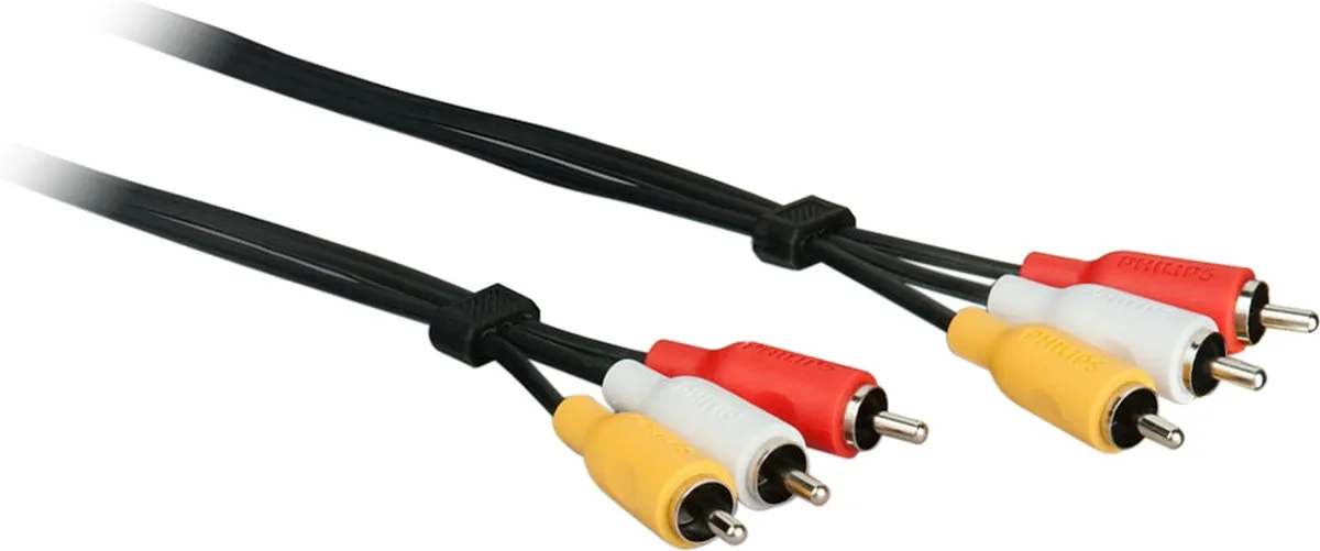 Philips SWA2532W/10 Stereo Dubbing-kabel - 0.75m - Zwart