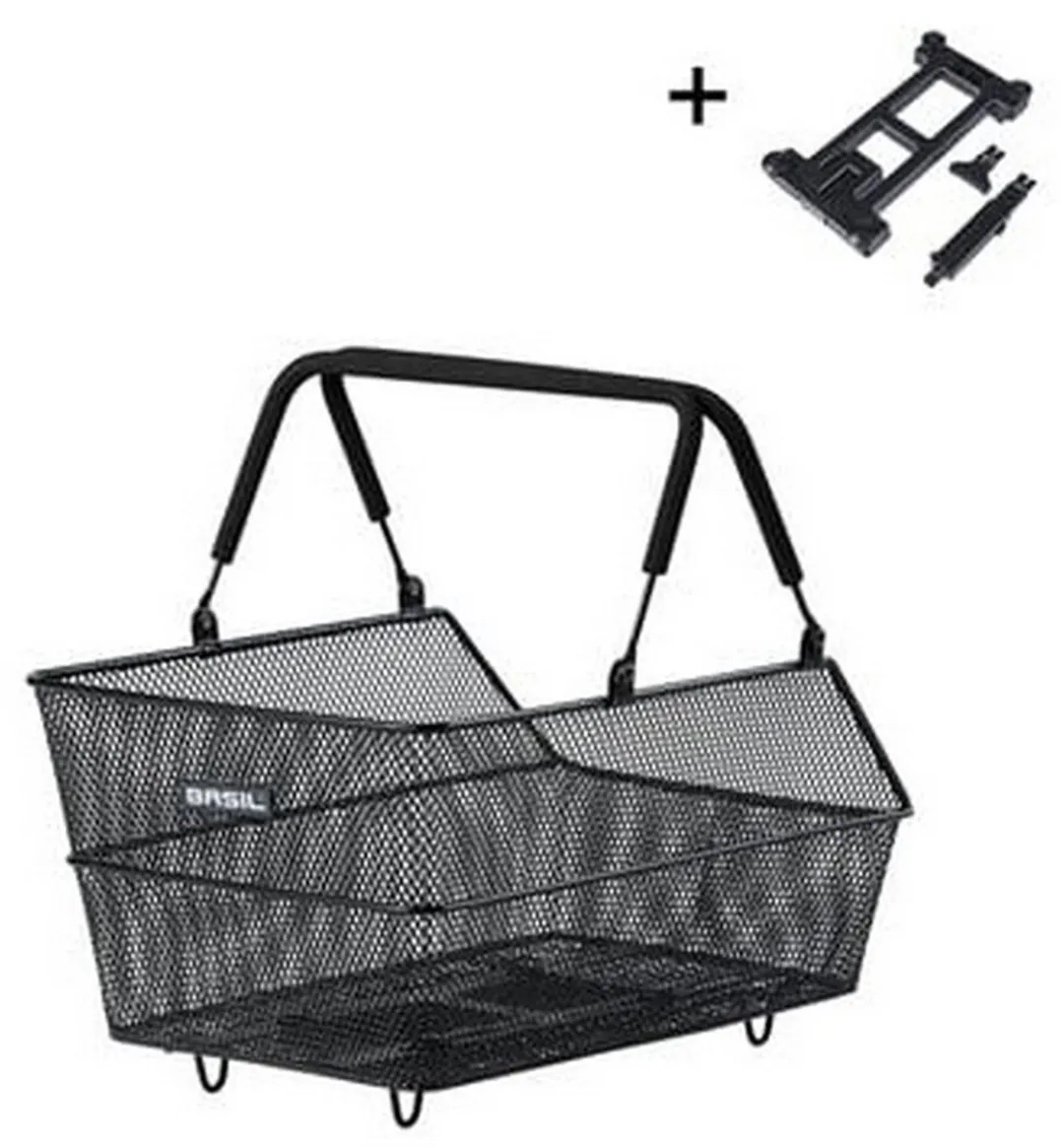 Basil Cento S Fietsmand MIK-bevestiging 7L - Zwart