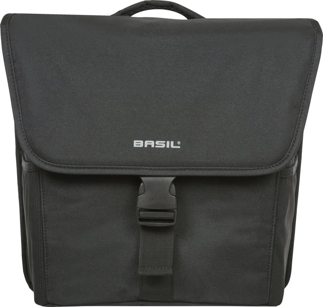 Basil GO Dubbele Fietstas MIK 16L - Zwart