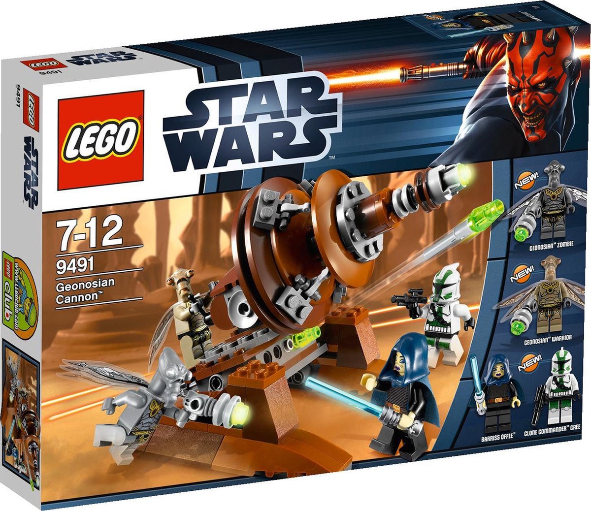 LEGO Star Wars Geonosian Cannon - 9491