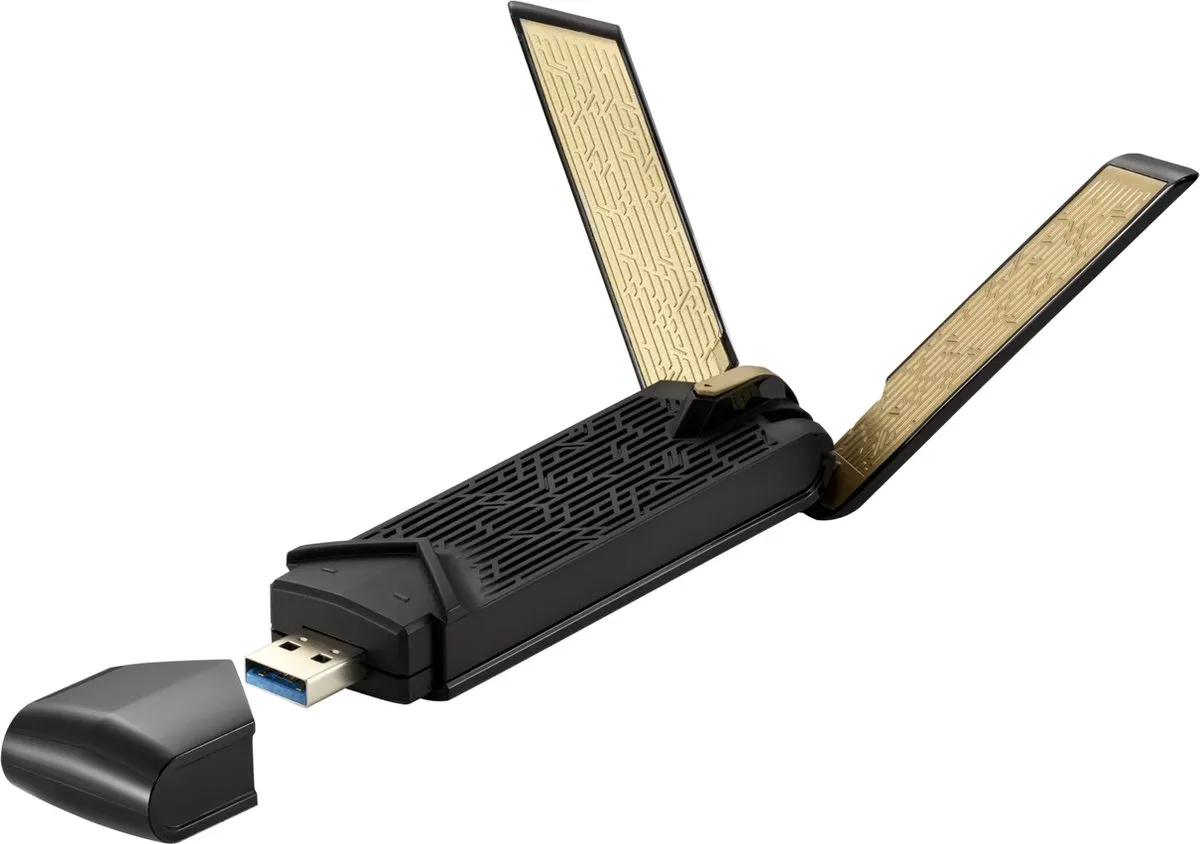 ASUS USB-AX56 - WiFi Adapter - WiFi 6 - AX - Zwart -  Zonder Cradle