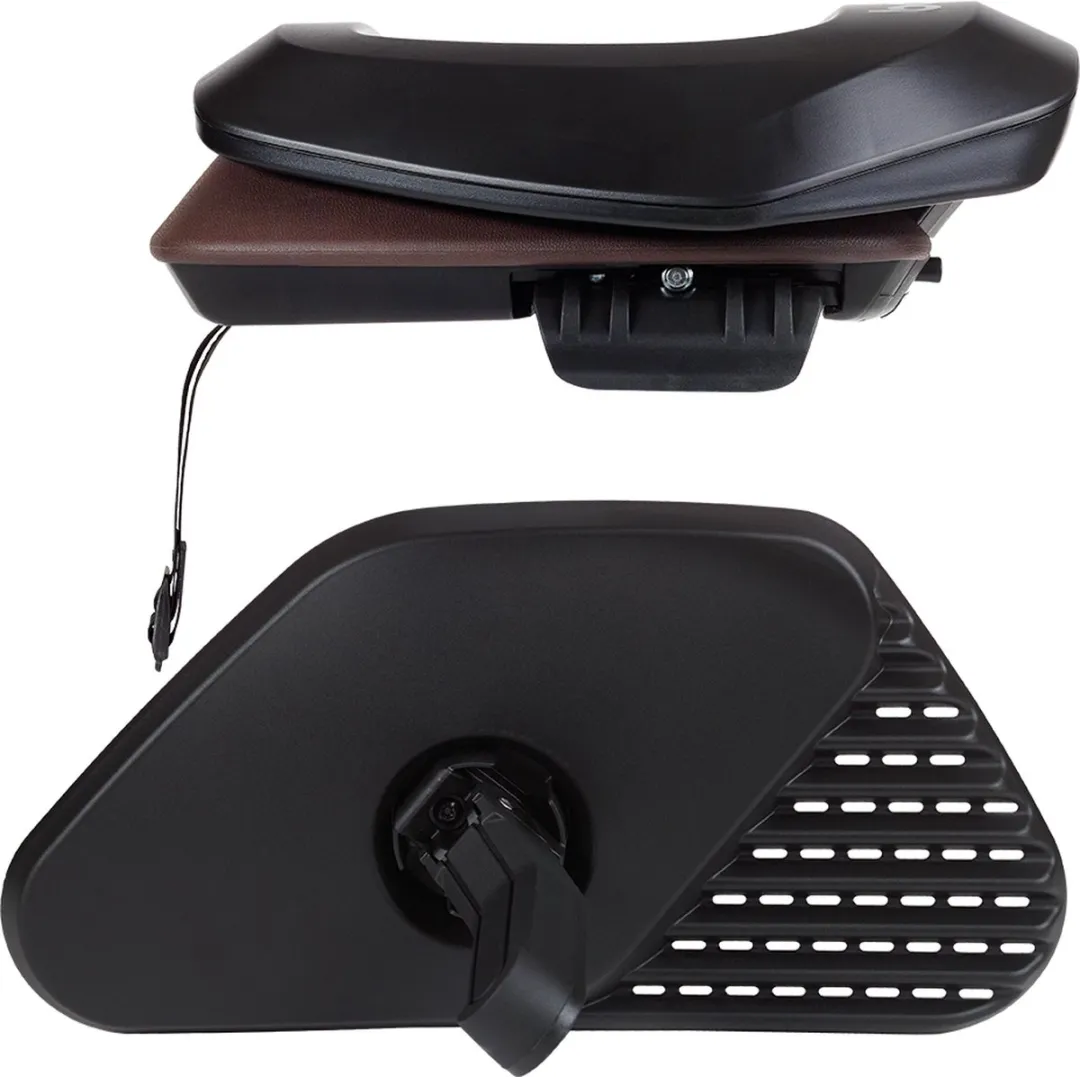 Bobike One Junior Achterzitje - tot 35kg - Zwart/Bruin