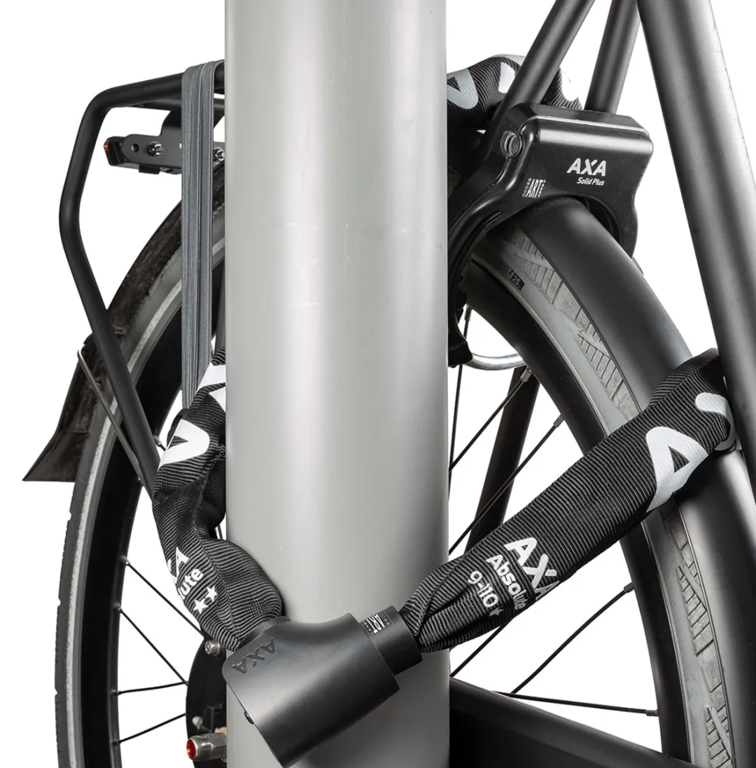 AXA Absolute 9-90 ART 2 Kettingslot 90cm - Zwart