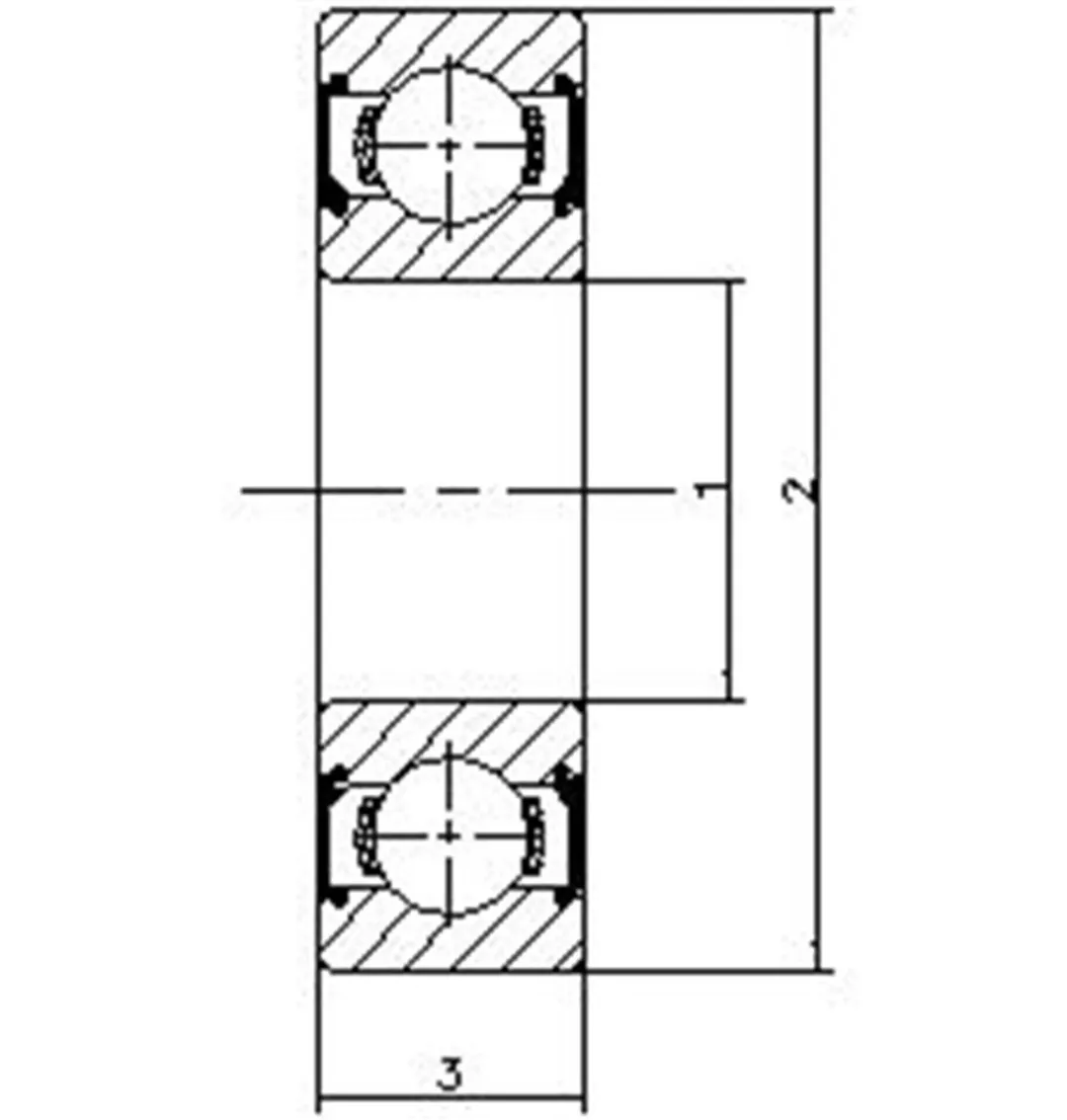 Bearing Original Part Number 608 2RS1-C3