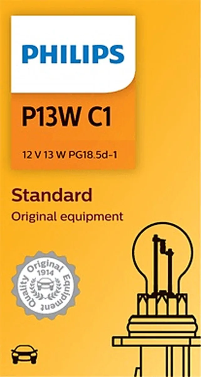 Philips Standard P13W Lamp 3000K