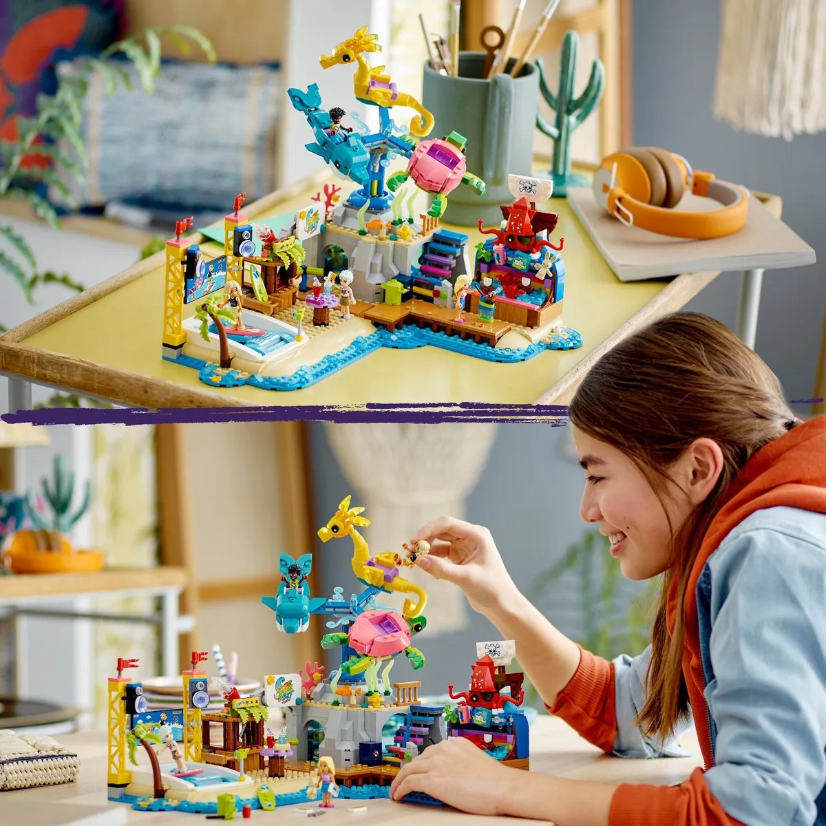 LEGO Friends Strandpretpark Geavanceerde Kermis Bouwset 41737 - Meerkleurig