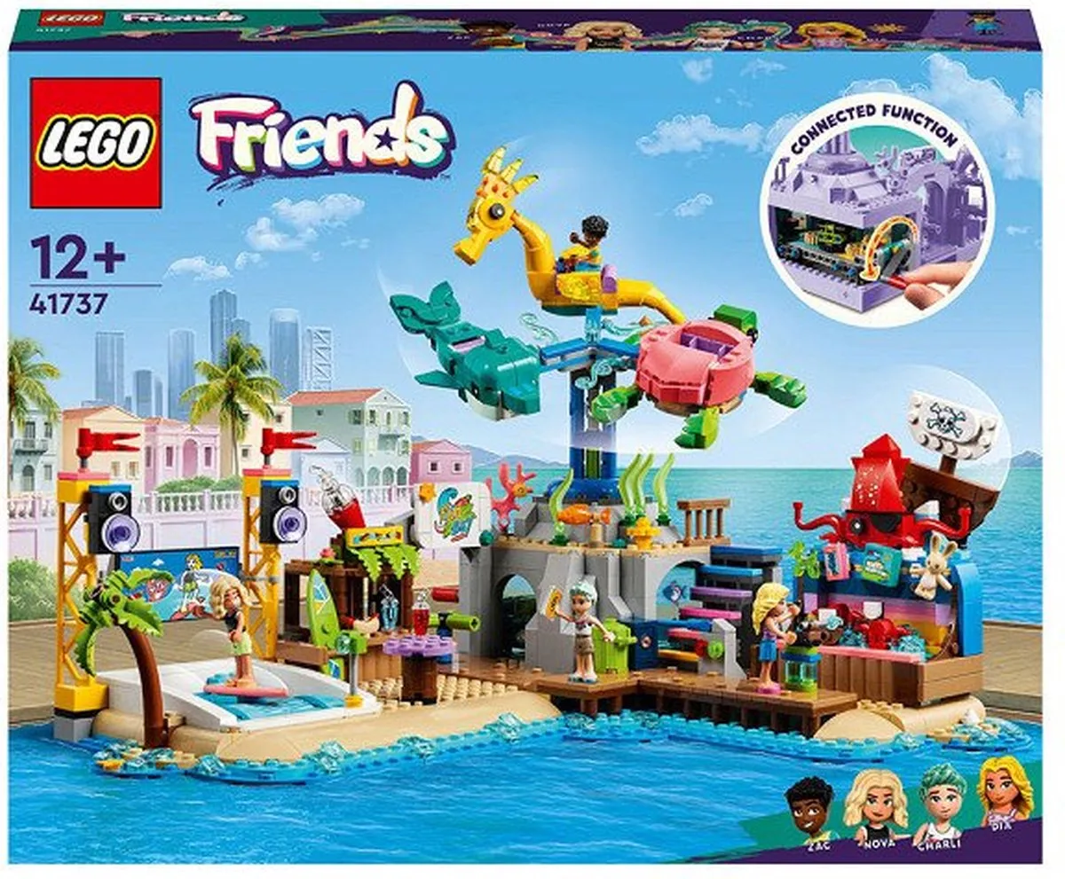 LEGO Friends Strandpretpark Geavanceerde Kermis Bouwset 41737 - Meerkleurig