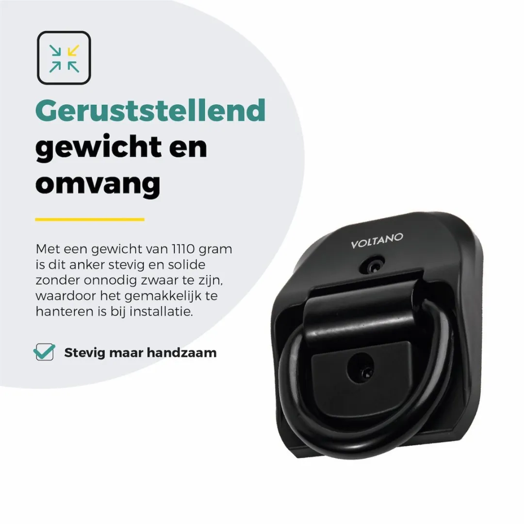 Voltano Muuranker Secure TY7928 - Zwart - afbeelding 6 van 6