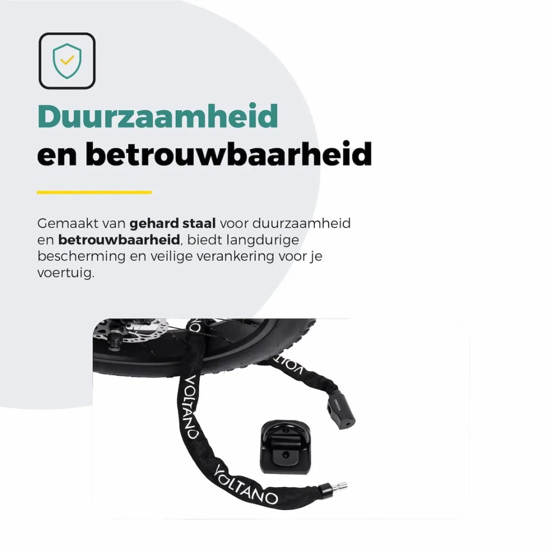 Voltano Muuranker Secure TY7928 - Zwart