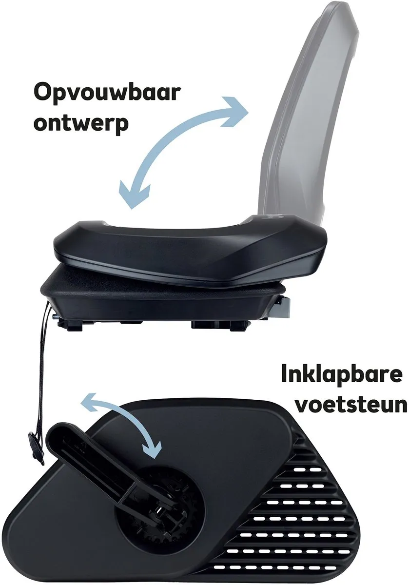 Bobike One Junior Fietszitje - Zwart