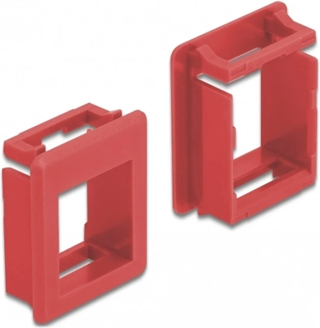Delock Keystone Holder - 4 Stuks - Rood