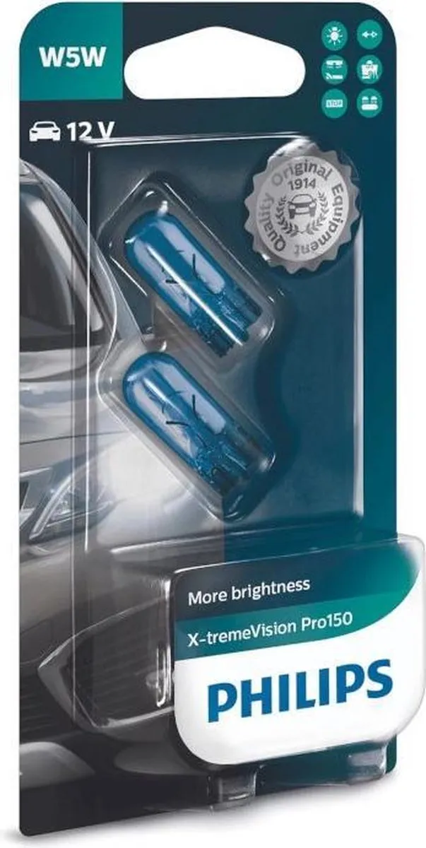 Philips Signaallamp X-tremeVision W5W 5W 12V