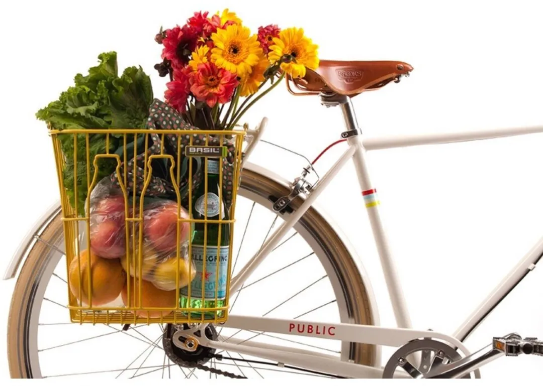 Basil Bottle Fietsmand - Zwart