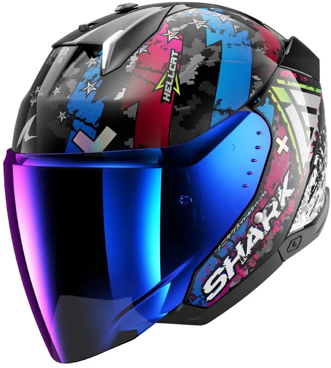 Shark Skwal i3 Jet Hellcat Helm - Maat L - Zwart