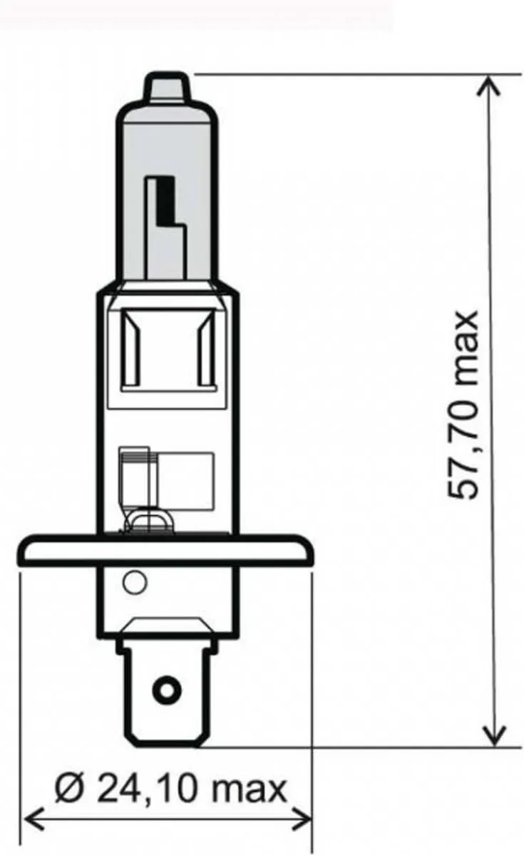 Osram Ampoule Scooter Piaggio X9 500 AV - Wit