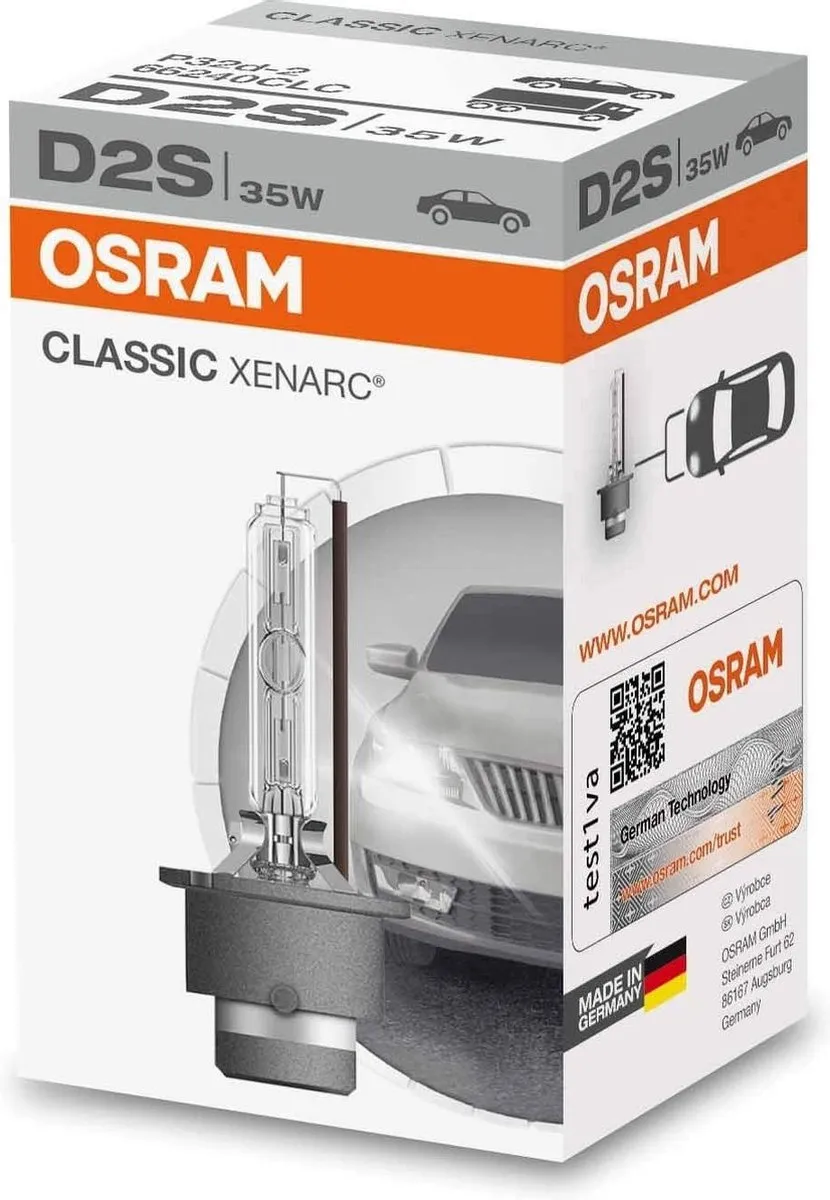 Osram D2S Xenonlamp 35W 4150K