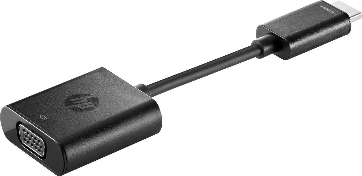 HP H4F02AA HDMI-VGA Adapter - Zwart