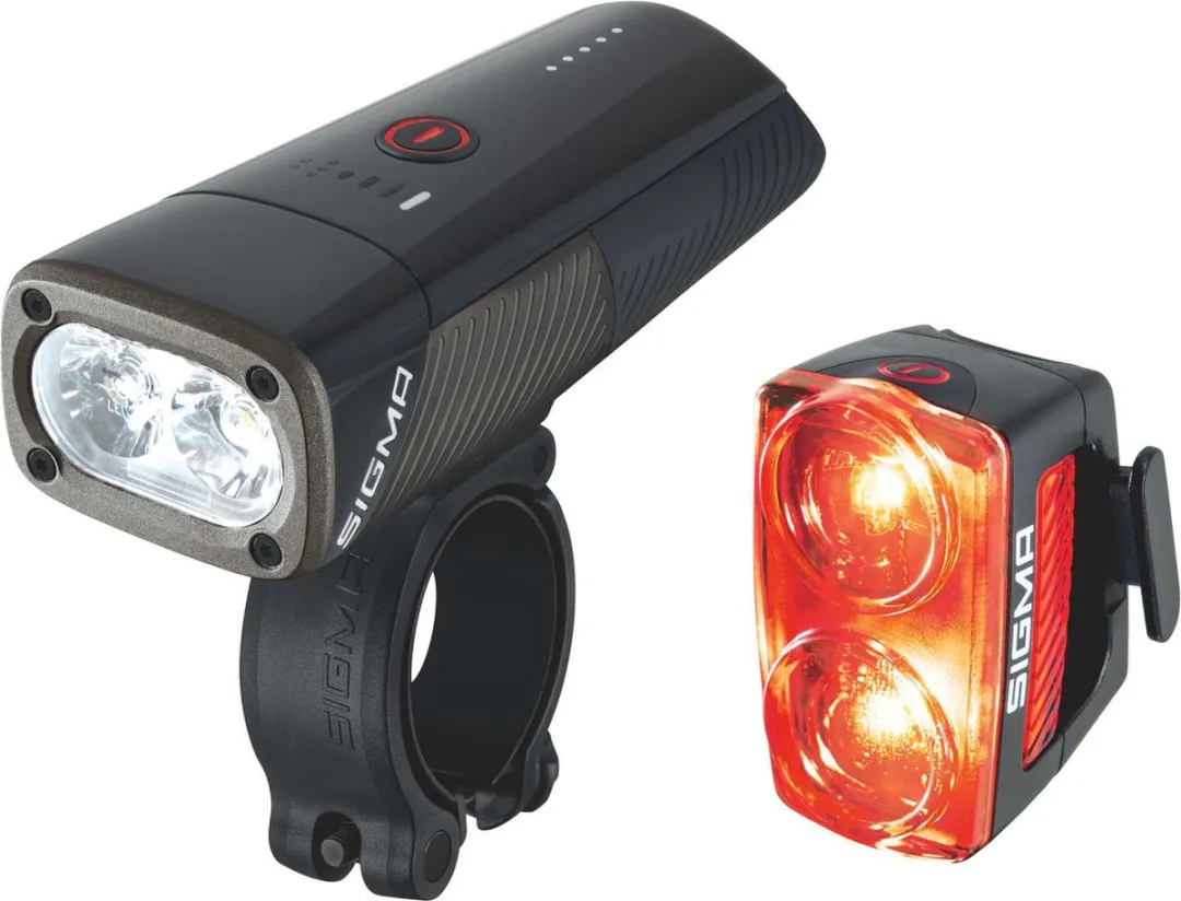 Sigma Buster Lichtset 1600/150 Lumen - Zwart