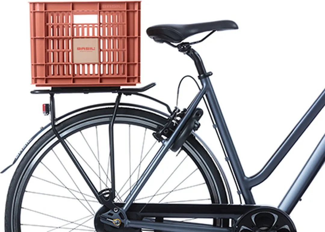 Basil Fietskrat M - 35L - Rood - afbeelding 6 van 6