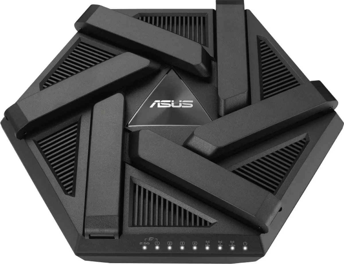 ASUS RT-AXE7800 Tri-Band WiFi 6E Router - Zwart