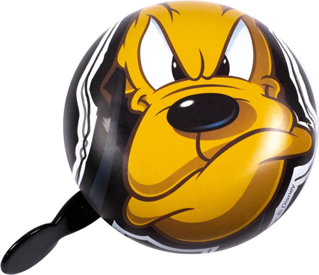 Disney Pluto Fietsbel 80mm - Zwart/Geel