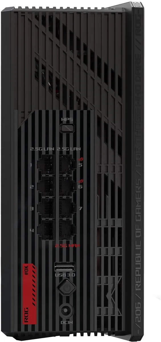 ASUS ROG Strix GS-BE18000 Tri-Band WiFi 7 Router - 8x Ethernet - Zwart