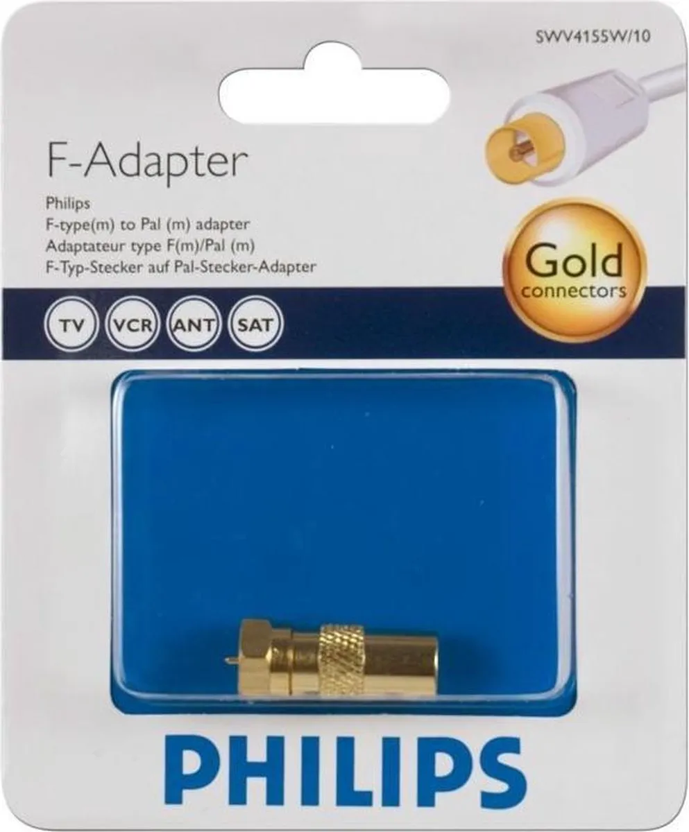 Philips PAL-adapter SWV4155W/10 - Goud