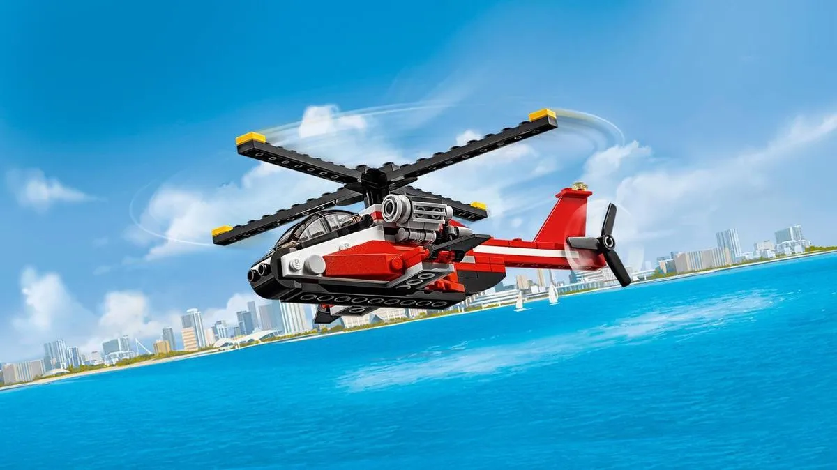LEGO Creator Rode Helikopter 31057 - 102 Stukken