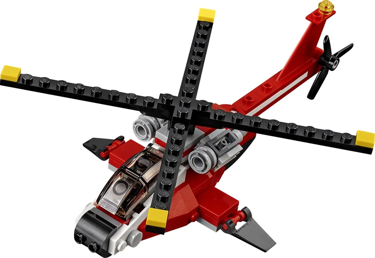 LEGO Creator Rode Helikopter 31057 - 102 Stukken