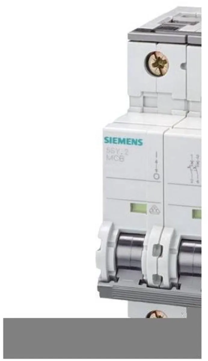 Siemens 5SY42027 Zekeringautomaat 2A - 230V/400V - Zwart