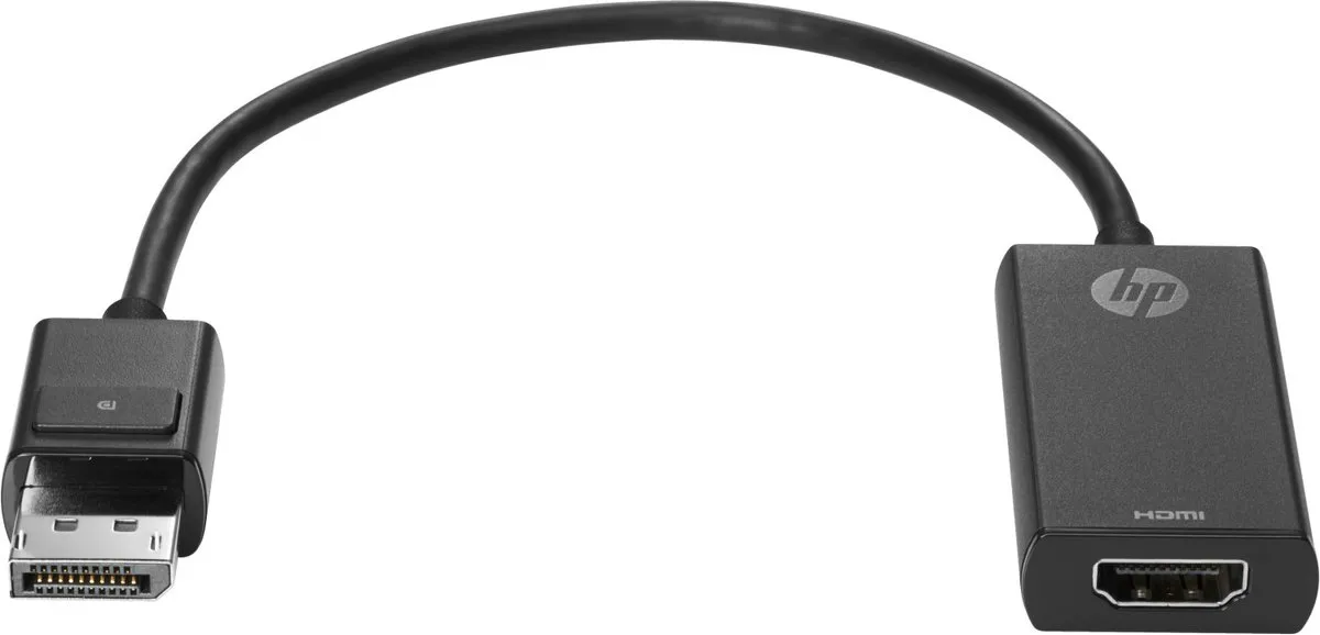 HP F3W43AA DisplayPort Adapter - Zwart