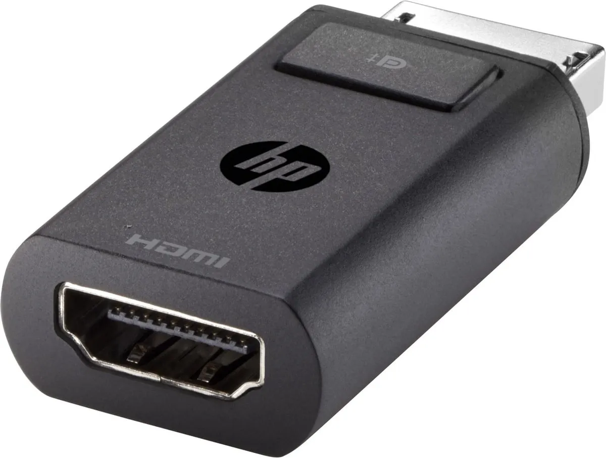 HP F3W43AA DisplayPort Adapter - Zwart