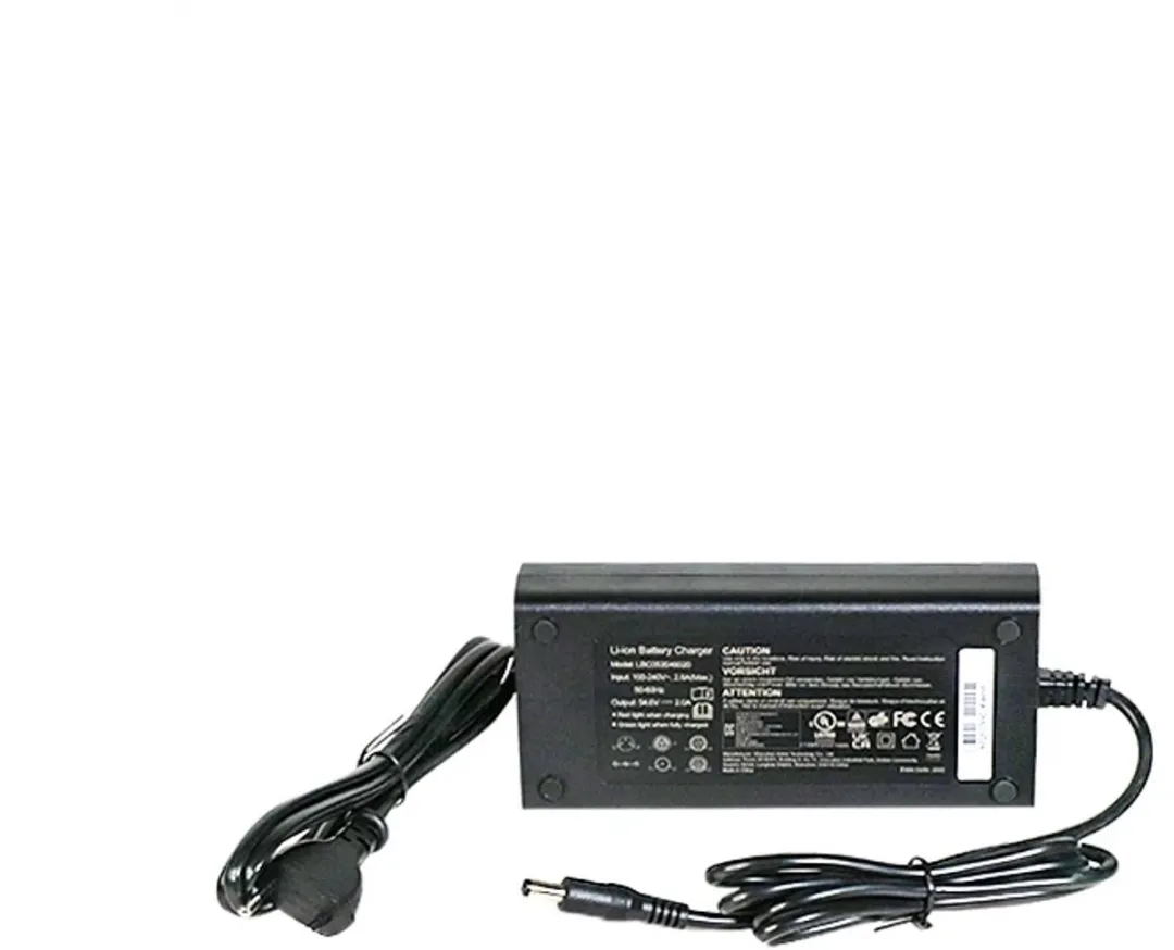 OUXI Fatbike DC Oplader 54.6V 2A - 2.1mm - Zwart