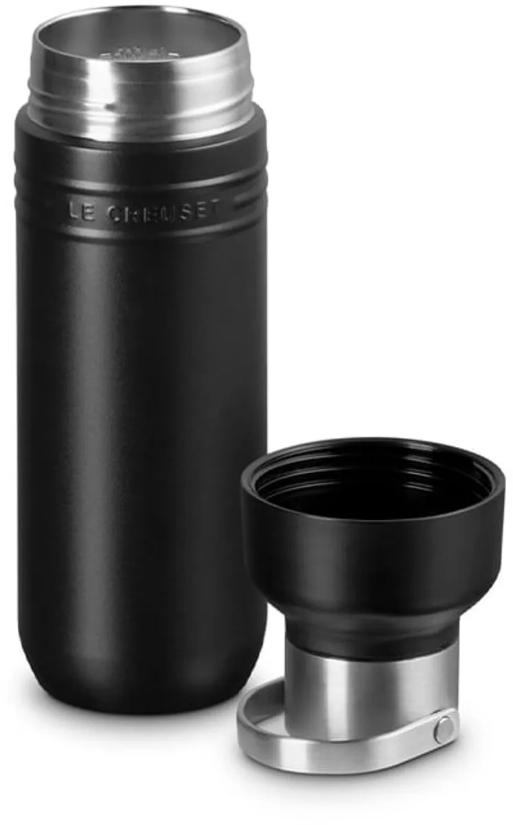 Le Creuset Drinkfles On The Go 0,5L - Mat Zwart
