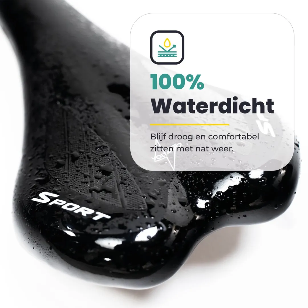 Voltano Race / MTB Fietszadel - Zwart - Unisex - Mountainbike Zadel - Stevig en Licht