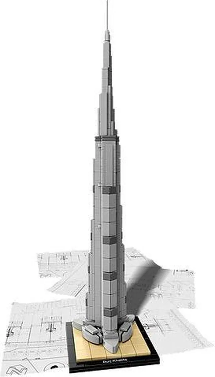 LEGO Architecture Burj Khalifa 21031 - 333 Stenen - Meerkleurig