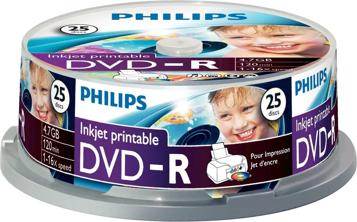 Philips DM4S6B25F DVD-R 4.7GB