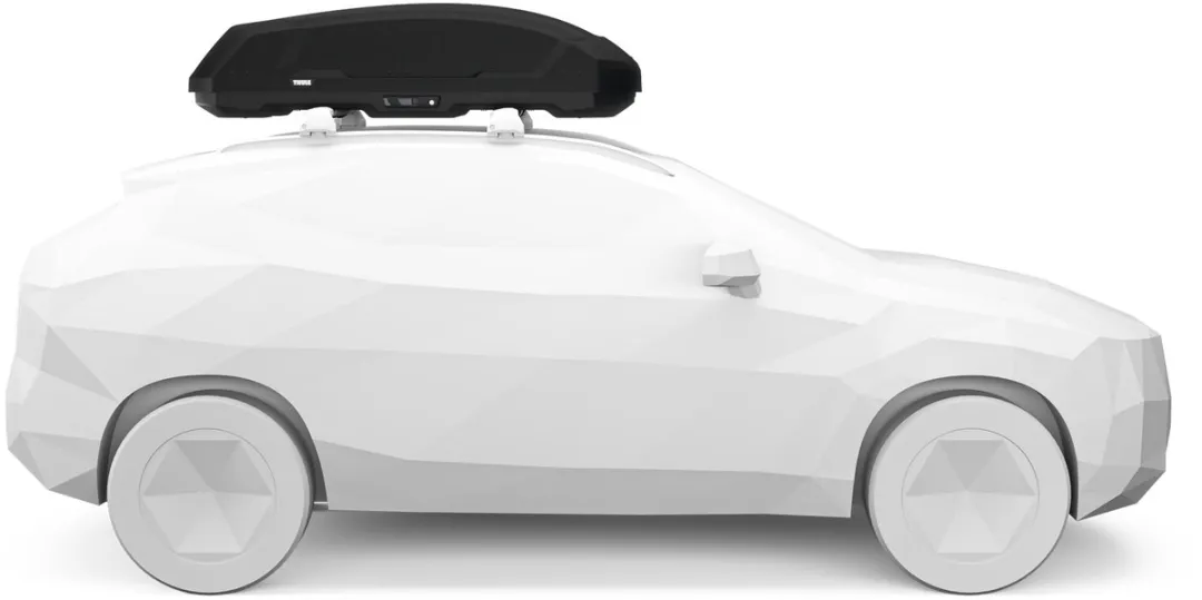 Thule Force 3 M Dakkoffer 400L - 75kg - Zwart