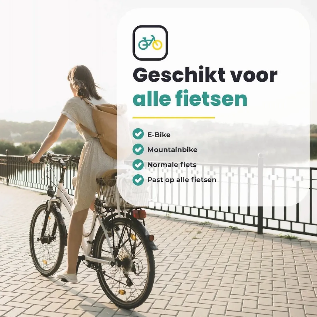 Voltano Leren Fietshandvatten Lichtbruin - Elektrische Fiets - afbeelding 6 van 6