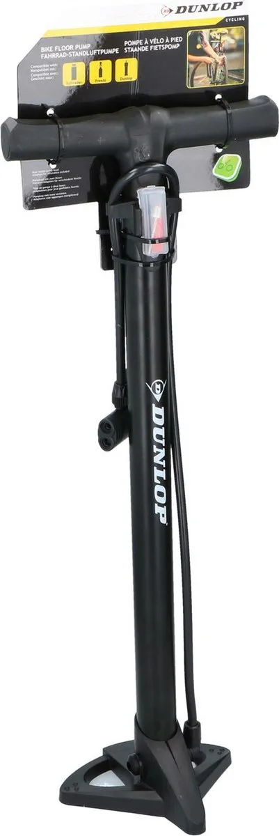 Dunlop Fietspomp met verloopnippels