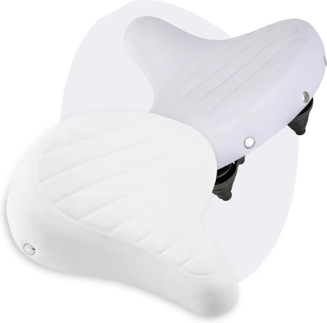 Voltano Drifter Fietszadel Wit