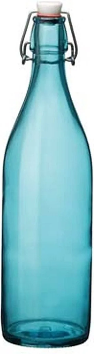 Bormioli Rocco Giara Waterfles 1L - 3 Stuks - Turquoise