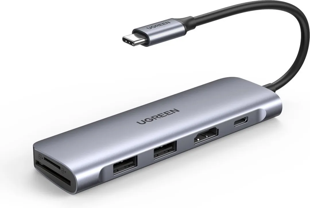 Ugreen 6-in-1 USB-C Hub Adapter