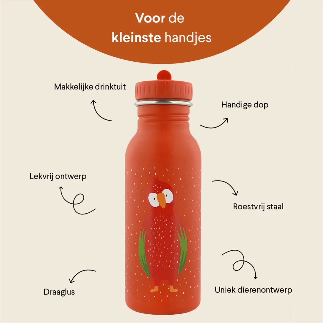 Trixie Mr. Parrot RVS Waterfles 500ml - Rood - afbeelding 6 van 6
