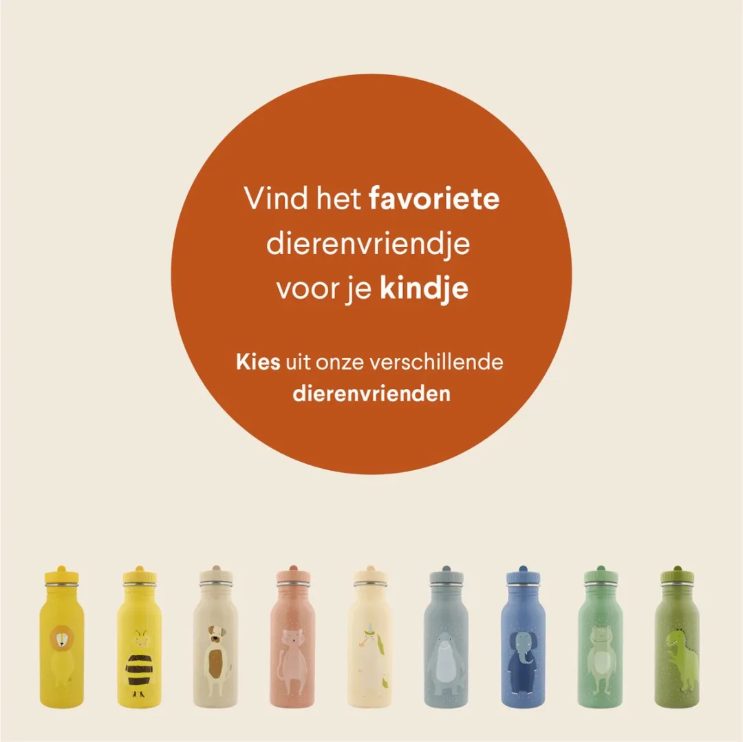 Trixie Mr. Parrot RVS Waterfles 500ml - Rood