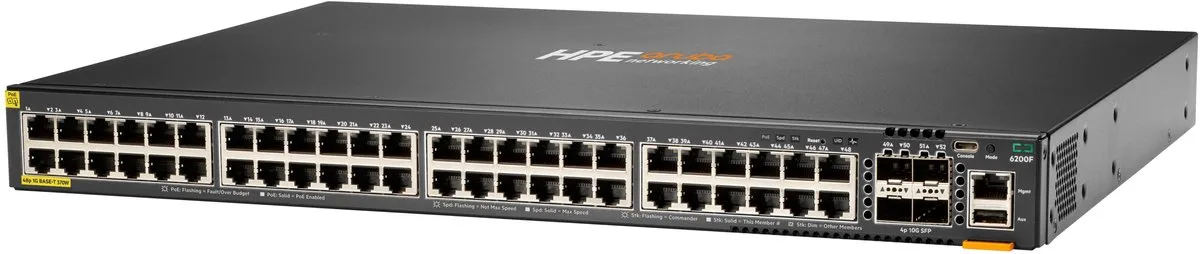 HP JL726B Managed L3 Switch - 48x Poorten - 176 Gbps - Zwart