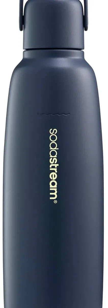 SodaStream Fizz&Go RVS Fles 0.9L - Blauw